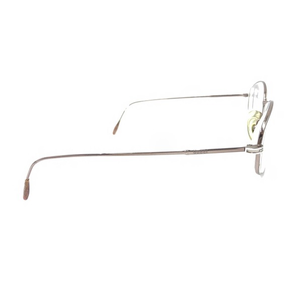 Gucci GG 2632 3JM Brown Metal Oval Eyeglasses Frames 56-19 140 Italy Designer - Picture 4 of 12